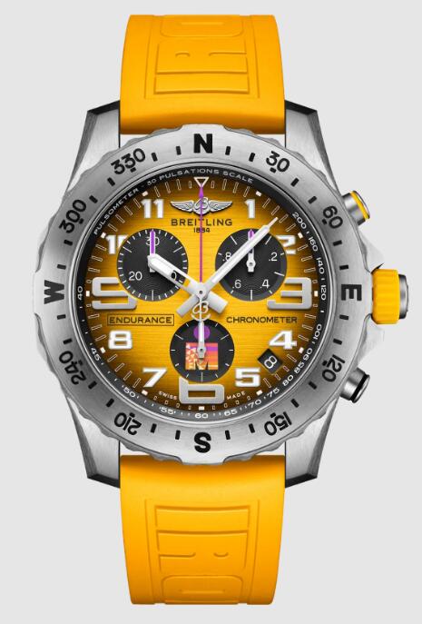 Review Breitling ENDURANCE PRO IRONMAN WORLD CHAMPIONSHIP Replica Watch E823102A1I1S1 - Click Image to Close